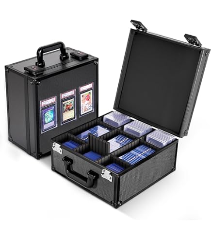 Amazon.com: ZINHO Graded Card Case Upgraded Sports Card Storage